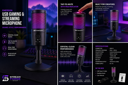RGB USB Microphone