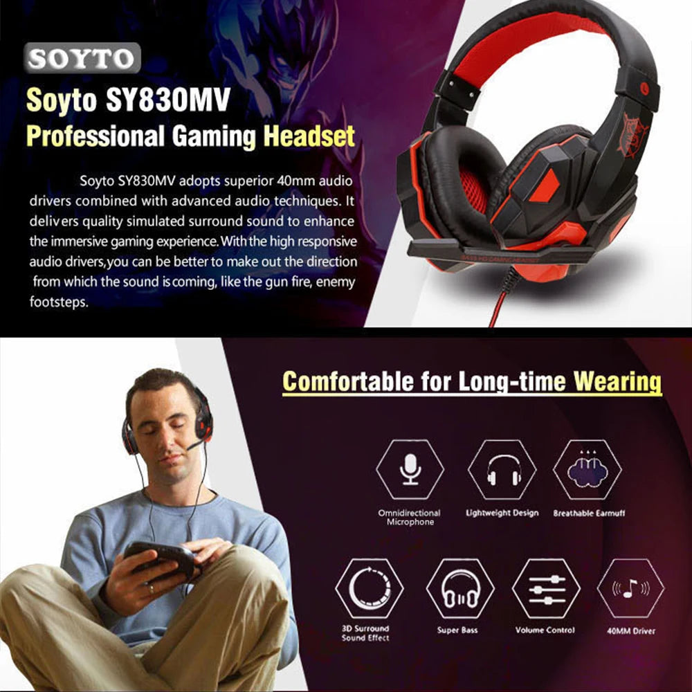 SOYTO Wired Headset